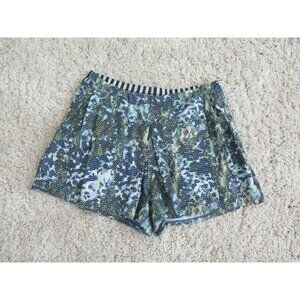 Lululemon City Skort Women's 10 Patterned Blue Floral Sport Tennis Pickle Ball